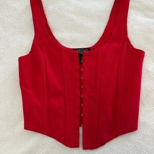 Vibrant Red Corset